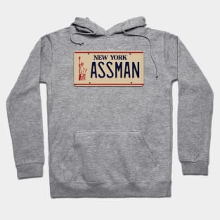 Kramer's ASSMAN License Plate Hoodie